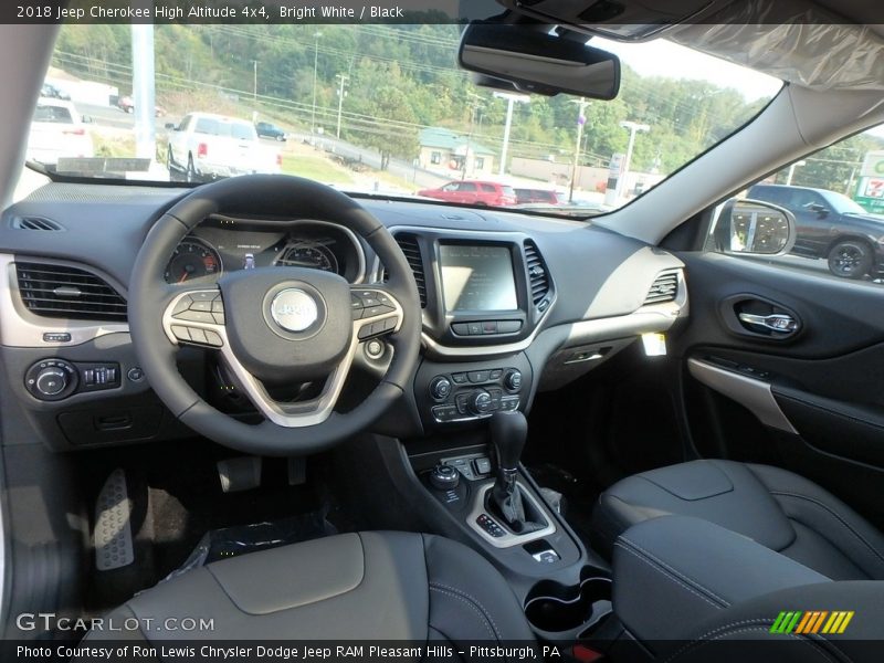  2018 Cherokee High Altitude 4x4 Black Interior