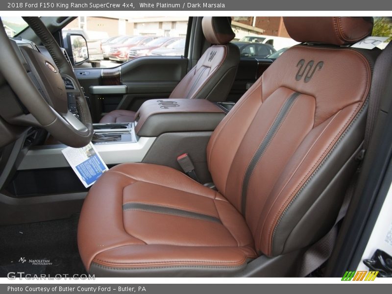 White Platinum / Dark Marsala 2018 Ford F150 King Ranch SuperCrew 4x4