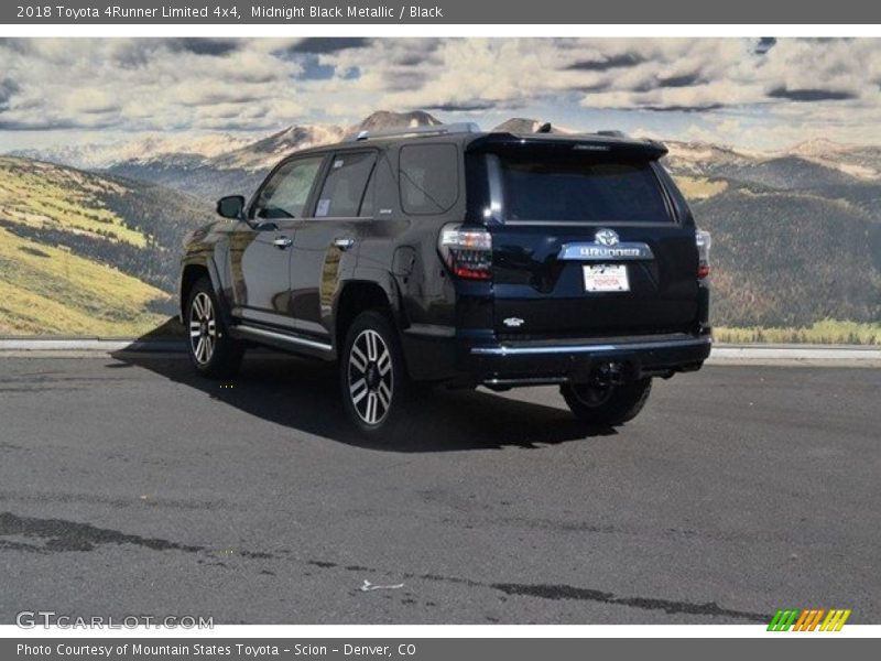 Midnight Black Metallic / Black 2018 Toyota 4Runner Limited 4x4