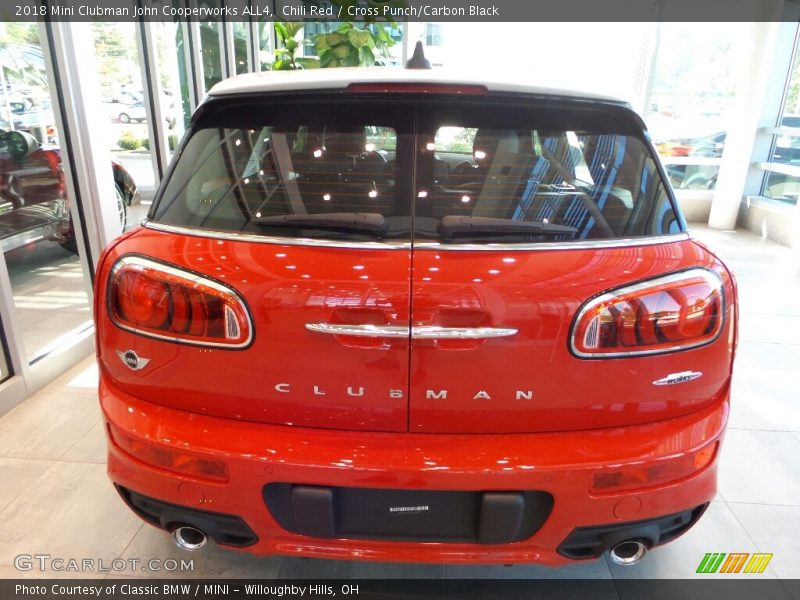 Chili Red / Cross Punch/Carbon Black 2018 Mini Clubman John Cooperworks ALL4