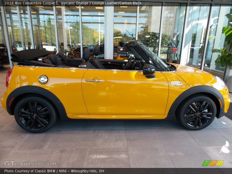  2018 Convertible Cooper S Volcanic Orange
