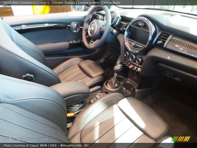  2018 Convertible Cooper S Lounge Leather/Carbon Black Interior