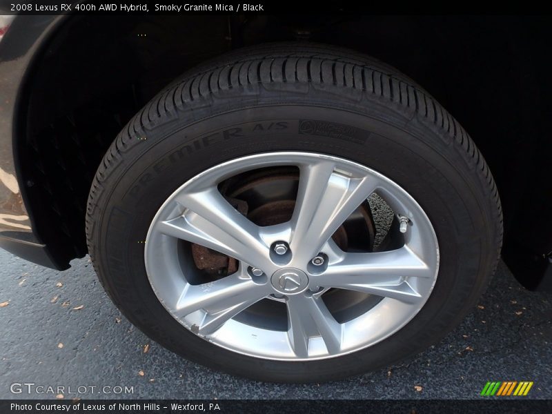 Smoky Granite Mica / Black 2008 Lexus RX 400h AWD Hybrid