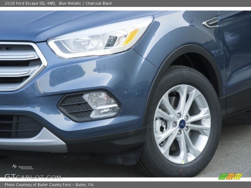 Blue Metallic / Charcoal Black 2018 Ford Escape SEL 4WD
