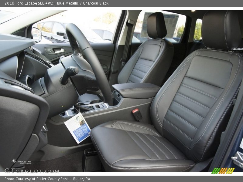 Blue Metallic / Charcoal Black 2018 Ford Escape SEL 4WD