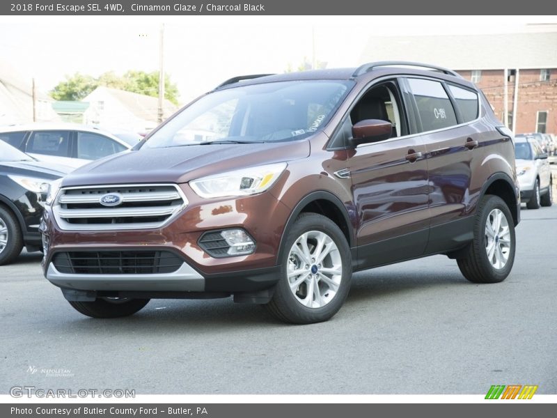 Cinnamon Glaze / Charcoal Black 2018 Ford Escape SEL 4WD