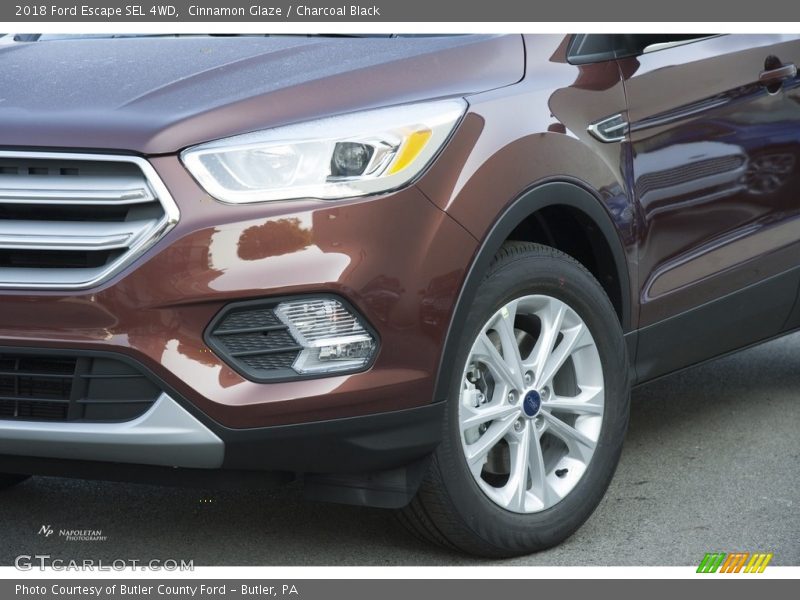 Cinnamon Glaze / Charcoal Black 2018 Ford Escape SEL 4WD