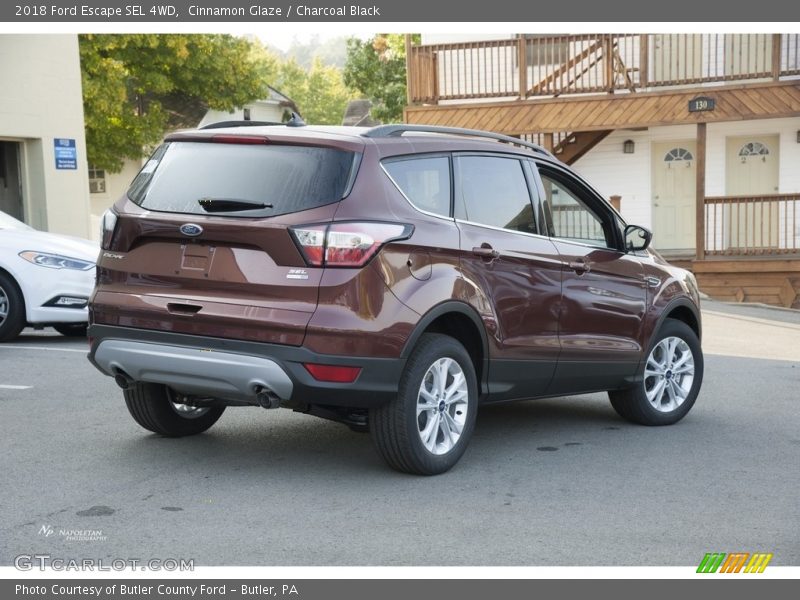 Cinnamon Glaze / Charcoal Black 2018 Ford Escape SEL 4WD