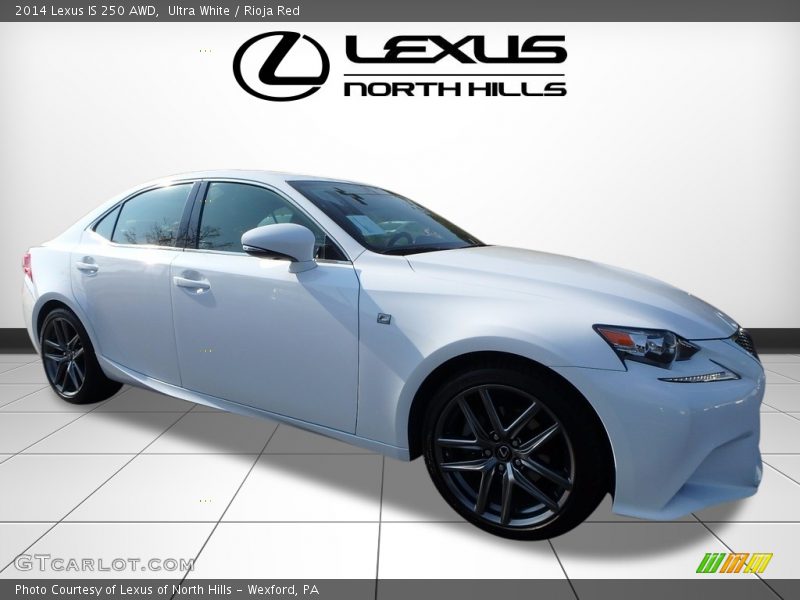 Ultra White / Rioja Red 2014 Lexus IS 250 AWD