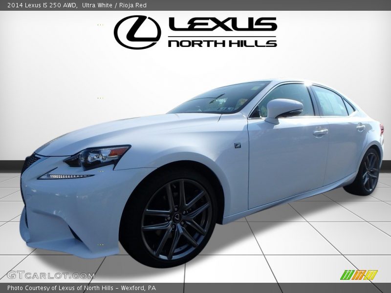 Ultra White / Rioja Red 2014 Lexus IS 250 AWD