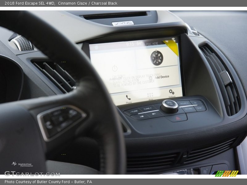 Cinnamon Glaze / Charcoal Black 2018 Ford Escape SEL 4WD