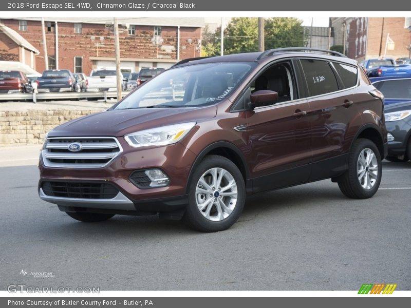 Cinnamon Glaze / Charcoal Black 2018 Ford Escape SEL 4WD