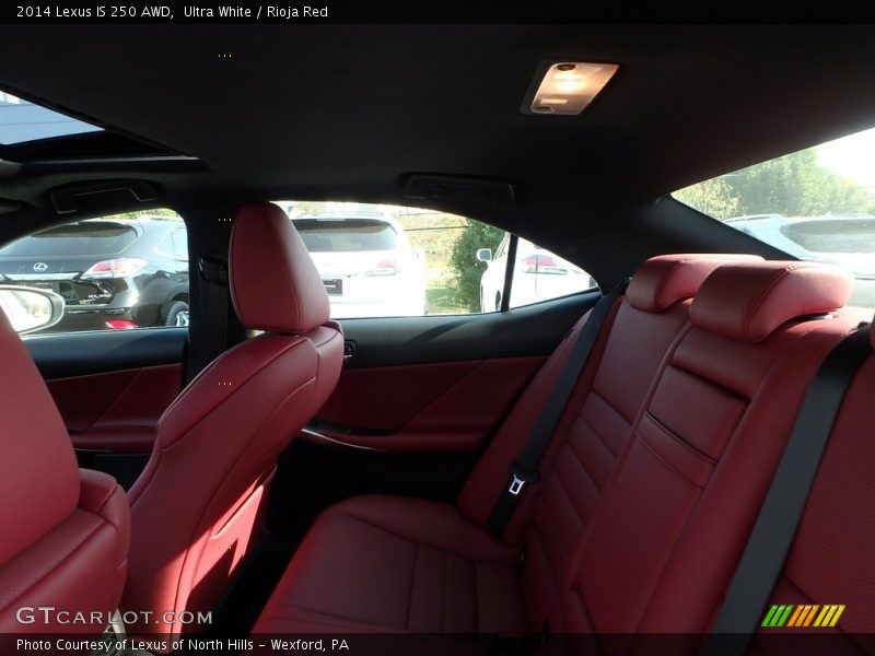 Ultra White / Rioja Red 2014 Lexus IS 250 AWD