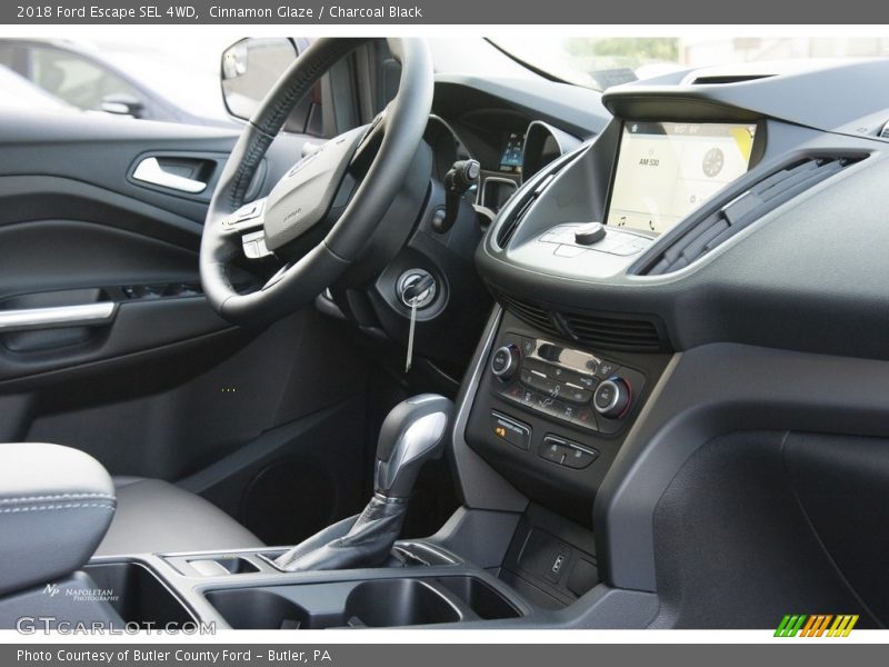 Cinnamon Glaze / Charcoal Black 2018 Ford Escape SEL 4WD