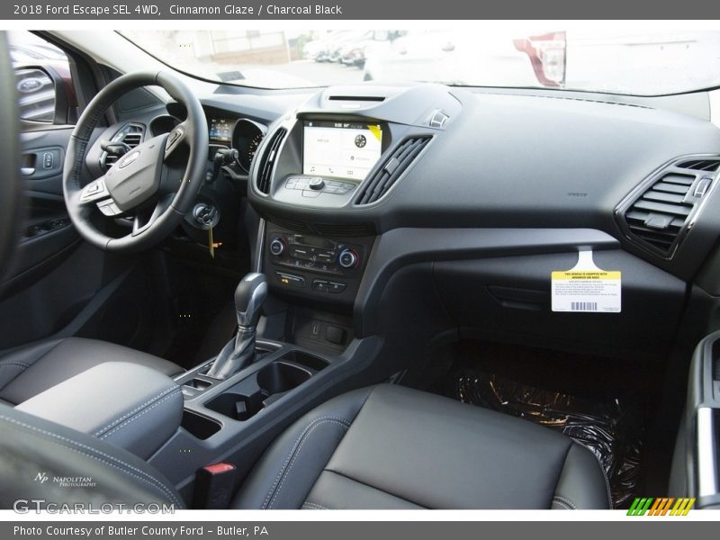 Cinnamon Glaze / Charcoal Black 2018 Ford Escape SEL 4WD