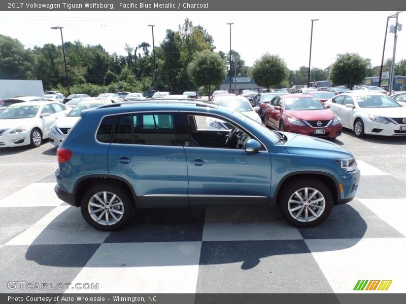 Pacific Blue Metallic / Charcoal 2017 Volkswagen Tiguan Wolfsburg
