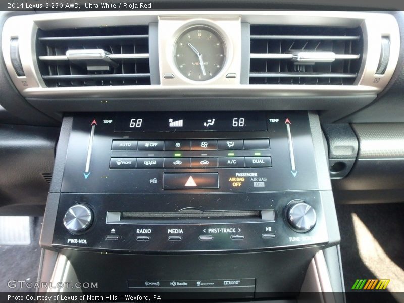 Ultra White / Rioja Red 2014 Lexus IS 250 AWD