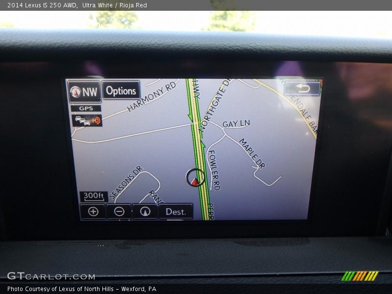 Ultra White / Rioja Red 2014 Lexus IS 250 AWD