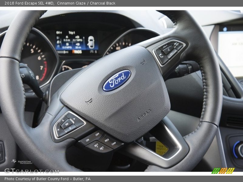 Cinnamon Glaze / Charcoal Black 2018 Ford Escape SEL 4WD
