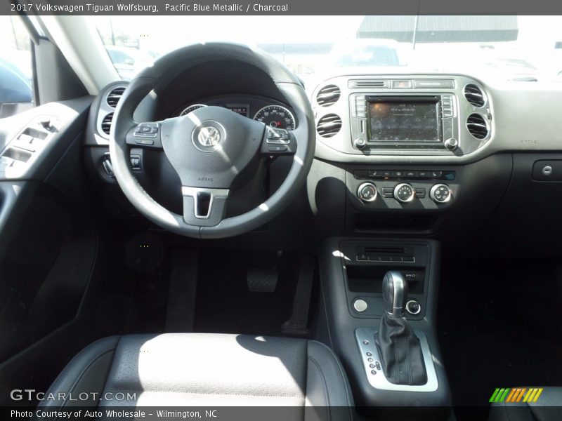 Pacific Blue Metallic / Charcoal 2017 Volkswagen Tiguan Wolfsburg