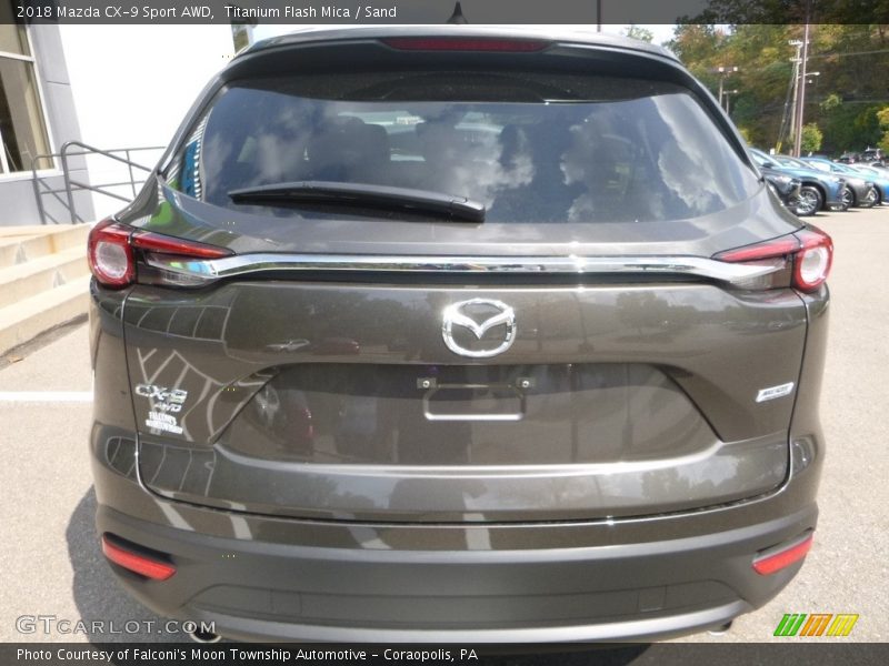 Titanium Flash Mica / Sand 2018 Mazda CX-9 Sport AWD