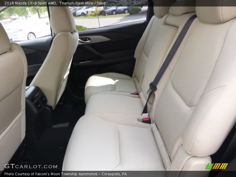 Rear Seat of 2018 CX-9 Sport AWD