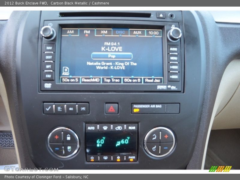 Carbon Black Metallic / Cashmere 2012 Buick Enclave FWD