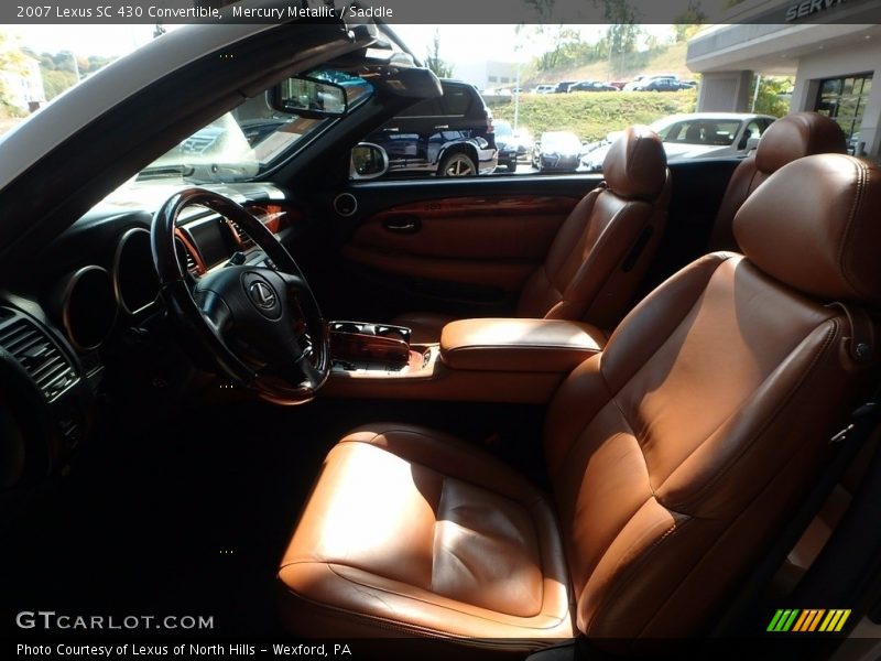 Mercury Metallic / Saddle 2007 Lexus SC 430 Convertible