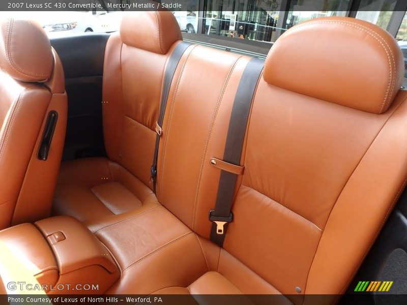 Mercury Metallic / Saddle 2007 Lexus SC 430 Convertible