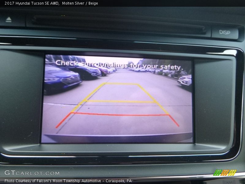 Molten Silver / Beige 2017 Hyundai Tucson SE AWD