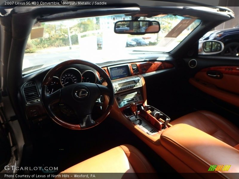 Mercury Metallic / Saddle 2007 Lexus SC 430 Convertible