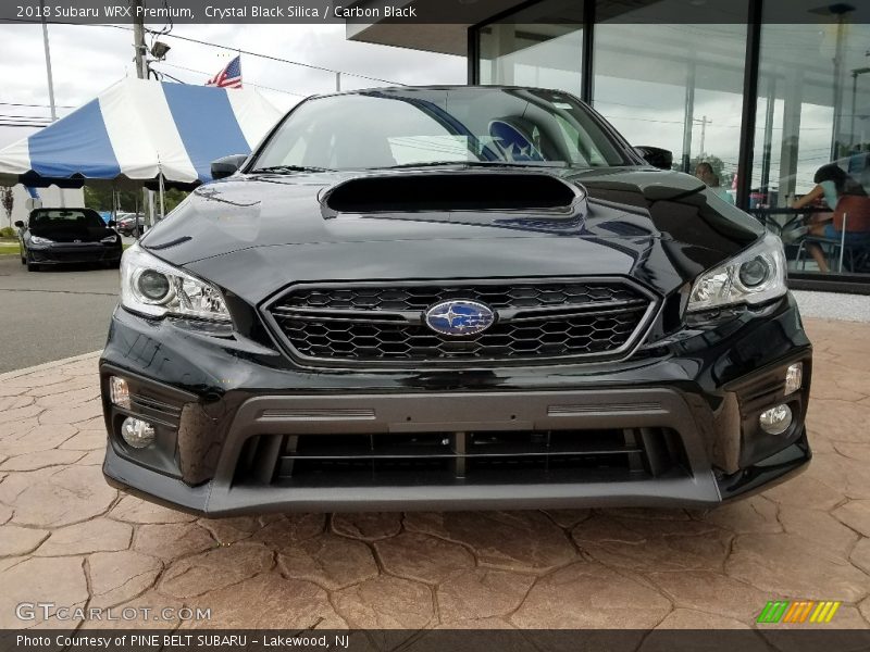 Crystal Black Silica / Carbon Black 2018 Subaru WRX Premium