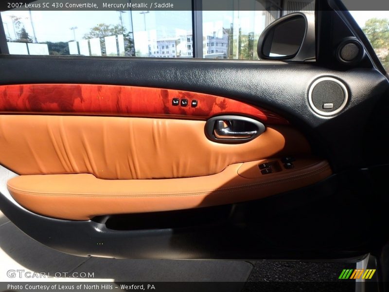 Mercury Metallic / Saddle 2007 Lexus SC 430 Convertible