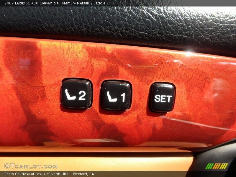 Mercury Metallic / Saddle 2007 Lexus SC 430 Convertible