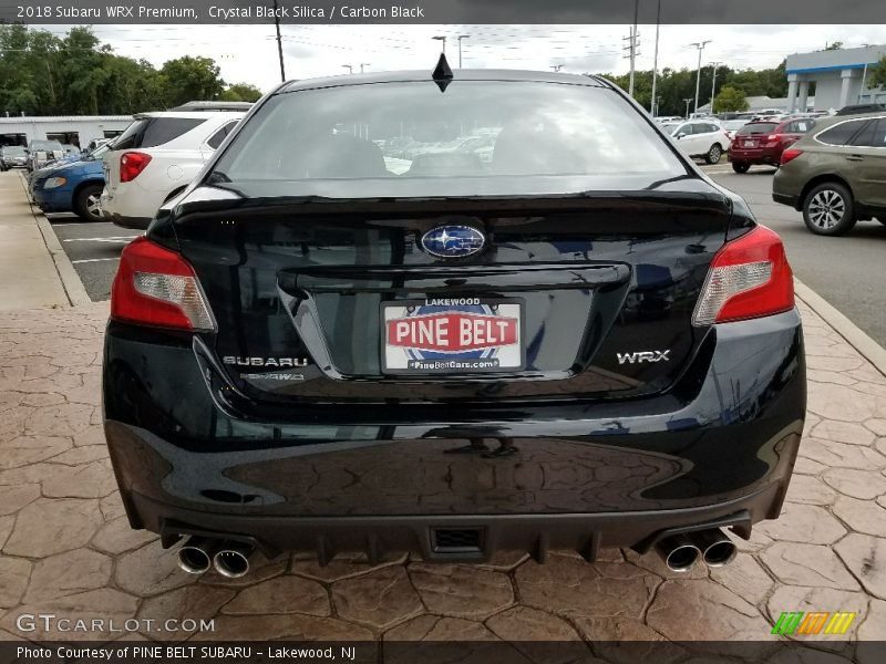 Crystal Black Silica / Carbon Black 2018 Subaru WRX Premium