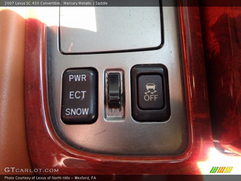 Mercury Metallic / Saddle 2007 Lexus SC 430 Convertible