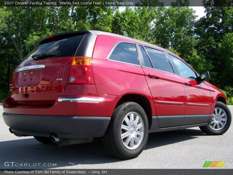 Inferno Red Crystal Pearl / Pastel Slate Gray 2007 Chrysler Pacifica Touring