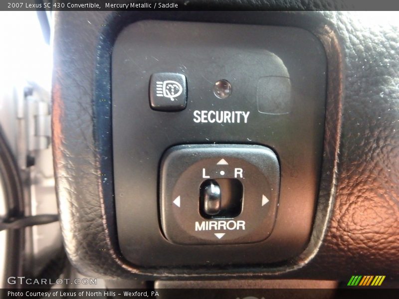 Mercury Metallic / Saddle 2007 Lexus SC 430 Convertible