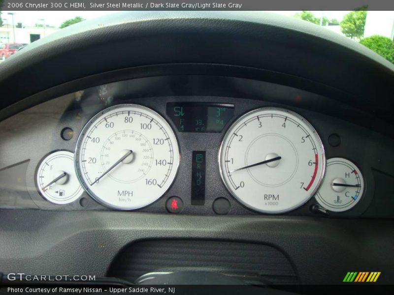 Silver Steel Metallic / Dark Slate Gray/Light Slate Gray 2006 Chrysler 300 C HEMI