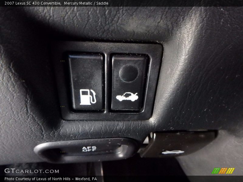 Mercury Metallic / Saddle 2007 Lexus SC 430 Convertible