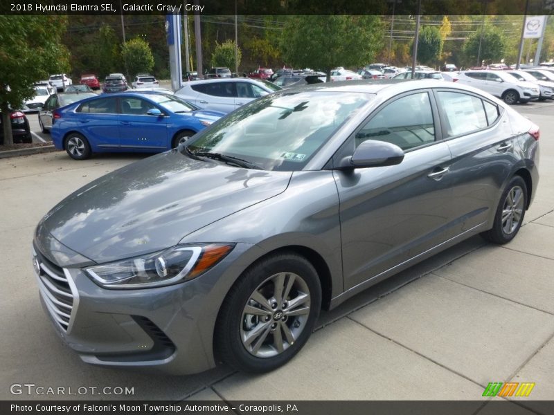 Galactic Gray / Gray 2018 Hyundai Elantra SEL