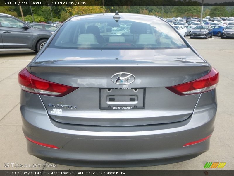 Galactic Gray / Gray 2018 Hyundai Elantra SEL