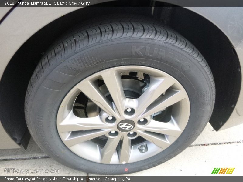 Galactic Gray / Gray 2018 Hyundai Elantra SEL