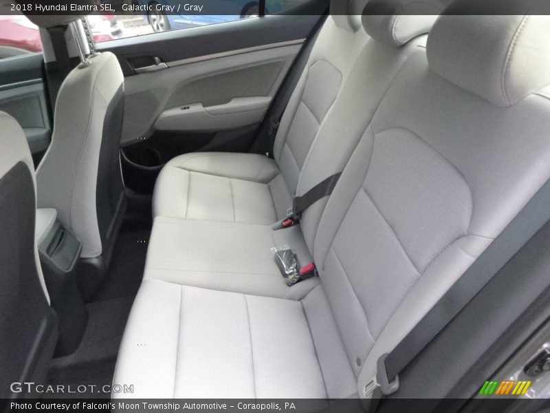Galactic Gray / Gray 2018 Hyundai Elantra SEL