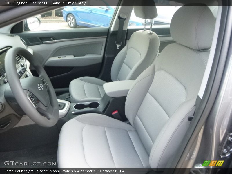 Galactic Gray / Gray 2018 Hyundai Elantra SEL