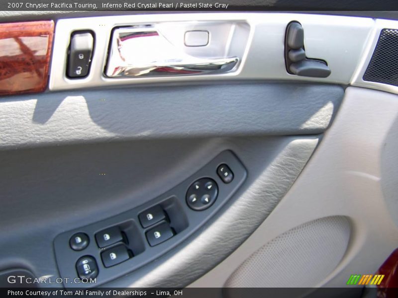 Inferno Red Crystal Pearl / Pastel Slate Gray 2007 Chrysler Pacifica Touring