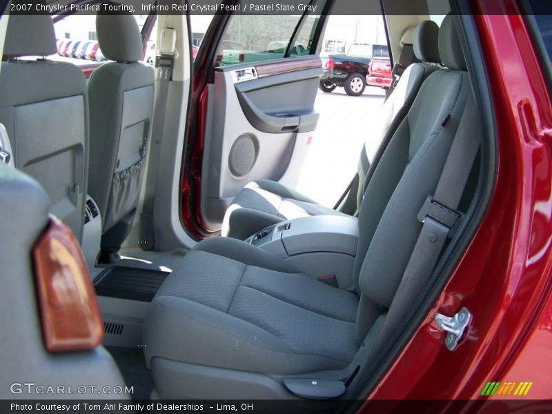 Inferno Red Crystal Pearl / Pastel Slate Gray 2007 Chrysler Pacifica Touring