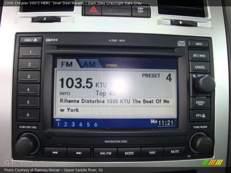 Silver Steel Metallic / Dark Slate Gray/Light Slate Gray 2006 Chrysler 300 C HEMI