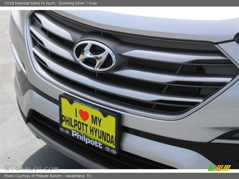Sparkling Silver / Gray 2018 Hyundai Santa Fe Sport