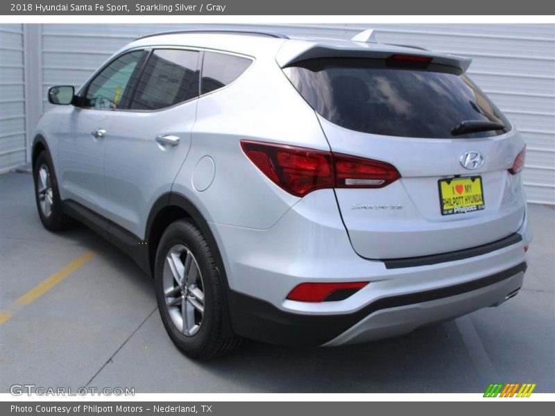 Sparkling Silver / Gray 2018 Hyundai Santa Fe Sport